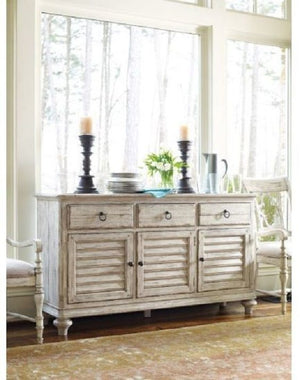 Kincaid Weatherford Cornsilk Hastings 3-Drawer 3-Door Buffet
