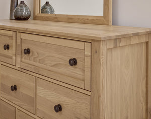 Vaughan-Bassett Custom Express Clear Oak 7-Drawer Dresser