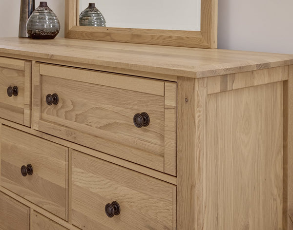 Vaughan-Bassett Custom Express Clear Oak 7-Drawer Dresser