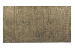 Kincaid Plank Road Two-Toned Stone Dining Table with 4 Upholstered Side Chairs