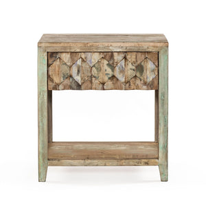 Home Trends Design Ibiza Vintage Reclaimed Teak Night Chest