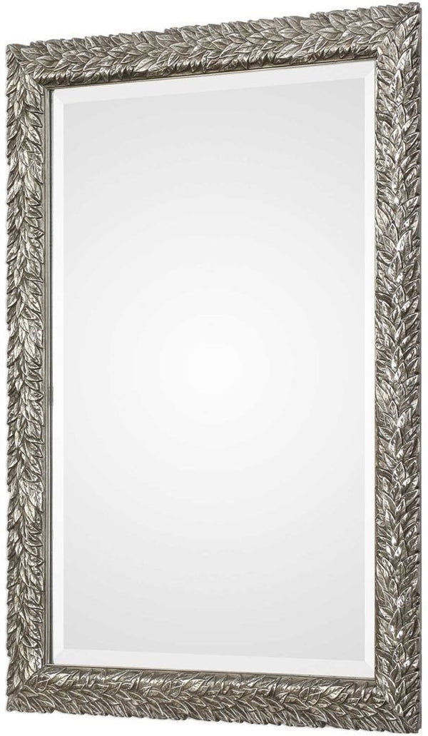 Uttermost Evelina Silver Leaves Mirror
