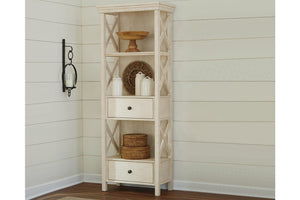 Bolanburg Pastoral Charm 2-Drawer Display Cabinet Antique White