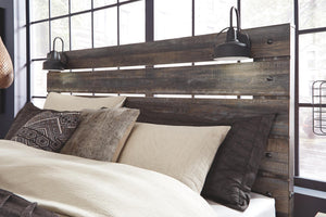 Drystan Urban Foundry Queen Panel Headboard with USB Multi