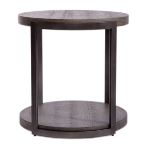 Liberty Furniture Modern View Gauntlet Gray End Table