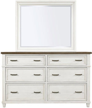 Aspenhome Caraway Aged Ivory 6-Drawer Dresser