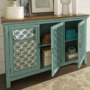 Liberty Furniture Kensington 3-Door Accent Cabinet
