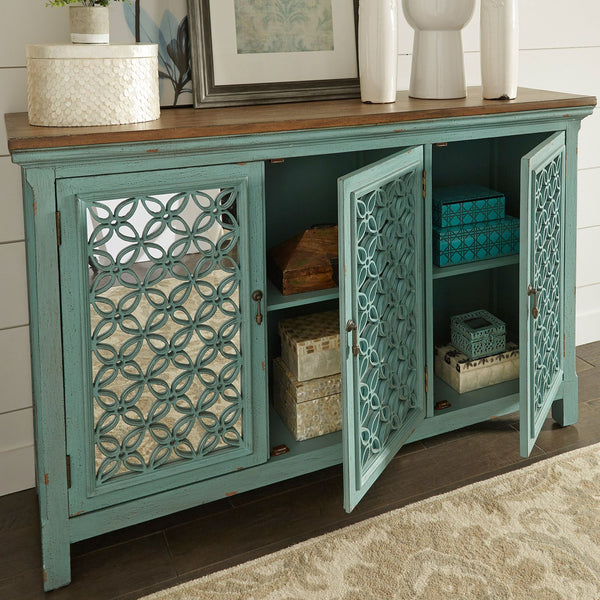 Liberty Furniture Kensington 3-Door Accent Cabinet