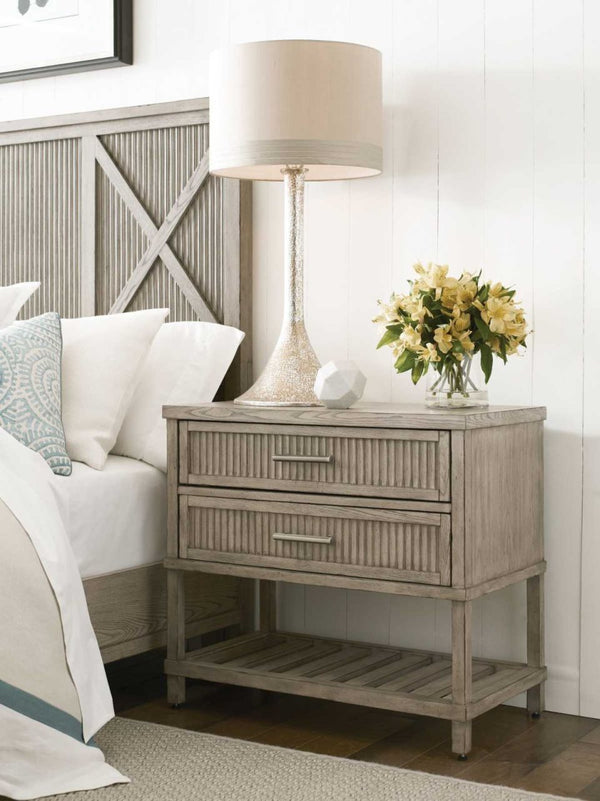 American Drew West Fork Harrison Taupe Nightstand
