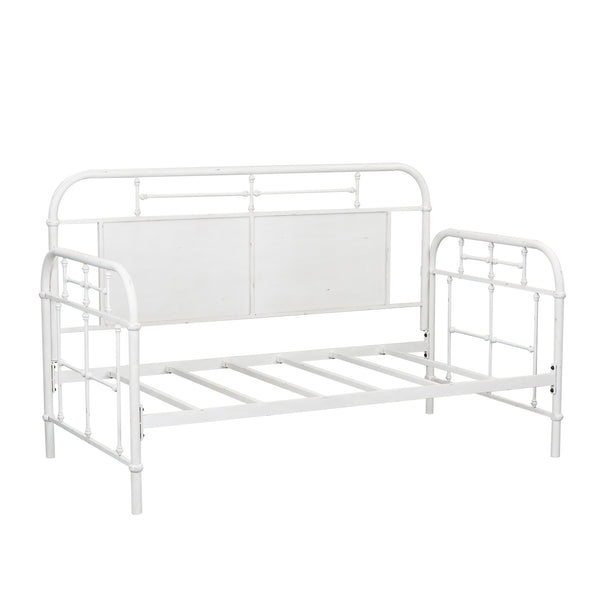 Liberty Furniture Vintage Antique White Twin Metal Daybed