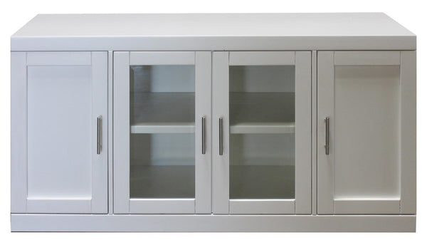 Parker House Catalina Collection Cottage White Media Entertainment TV Stand