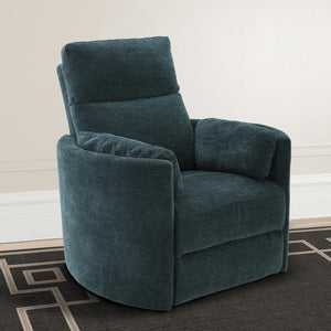 Parker House Radius Collection Power Swivel Peacock Recliner Chair
