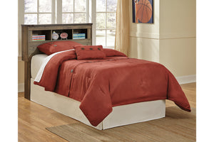 Trinell Urban Foundry Youth Twin Bookcase Headboard Brown