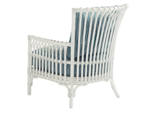 Tommy Bahama Home by Lexington Ocean Breeze White & Blue Newcastle Chair