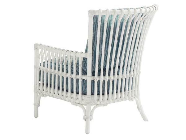 Tommy Bahama Home by Lexington Ocean Breeze White & Blue Newcastle Chair