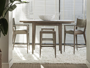 Artistica Home by Lexington Cohesion Program Milo Leather Backless Barstool