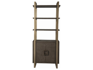 Artistica Home by Lexington Cohesion Program Dark Brown Mahogany Wood Vertex Bookcase