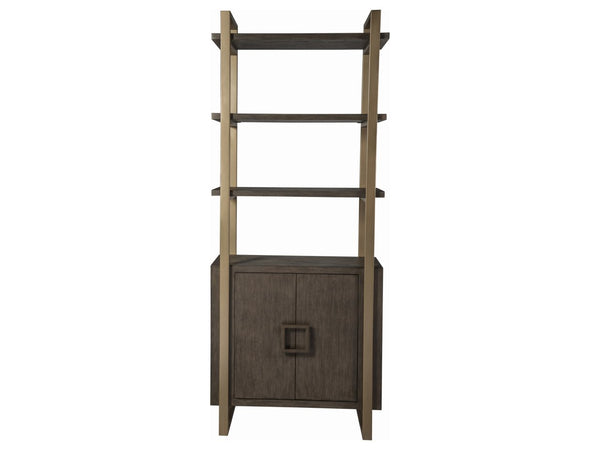 Artistica Home by Lexington Cohesion Program Dark Brown Mahogany Wood Vertex Bookcase