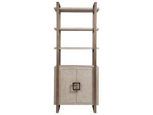 Artistica Home by Lexington Cohesion Program White Washed Mahogany Wood Vertex Bookcase
