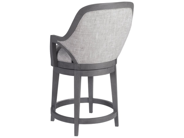 Artistica Home by Lexington Appellation Upholstered Swivel Counter Stool
