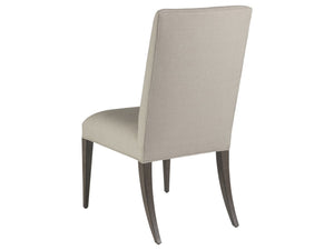 Artistica Home by Lexington Cohesion Program Madox 19.5 Inch Upholstered Fabric Side Chair Dark Brown/Beige