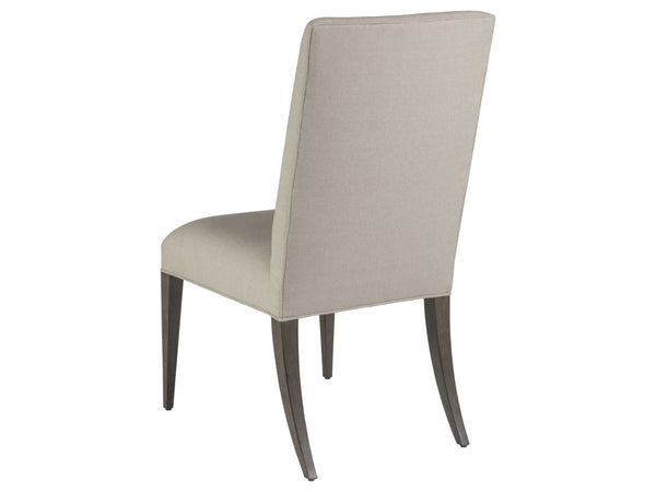 Artistica Home by Lexington Cohesion Program Madox 19.5 Inch Upholstered Fabric Side Chair Dark Brown/Beige