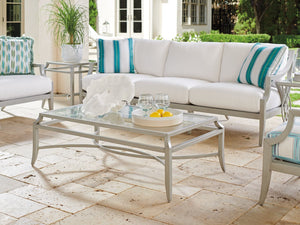 Tommy Bahama Outdoor by Lexington Silver Sands Rectangular Cocktail Coffee Table