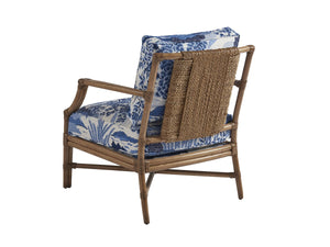 Barclay Butera Upholstery by Barclay Butera Redondo Blue/White Armchair