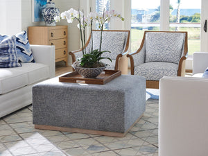 Barclay Butera Upholstery by Barclay Butera Upholstery Blue Clayton Cocktail Ottoman