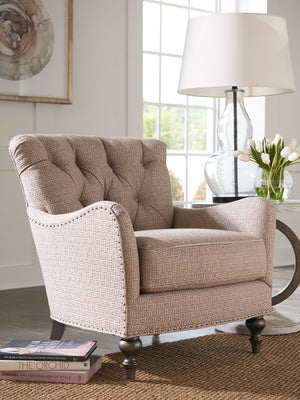 Oyster Bay by Lexington Westcott Light Red Armchair
