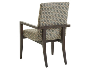 Barclay Butera by Lexington Park City Glenwhile Wood Arm Upholstered Chair
