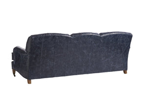 Barclay Butera Upholstery by Barclay Butera Sydney Leather Sofa with Brass Caster