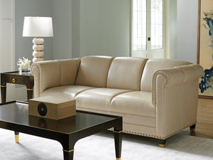 Carlyle by Lexington Tan Springfield Leather Sofa Carlyle