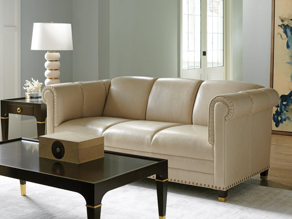 Carlyle by Lexington Tan Springfield Leather Sofa Carlyle