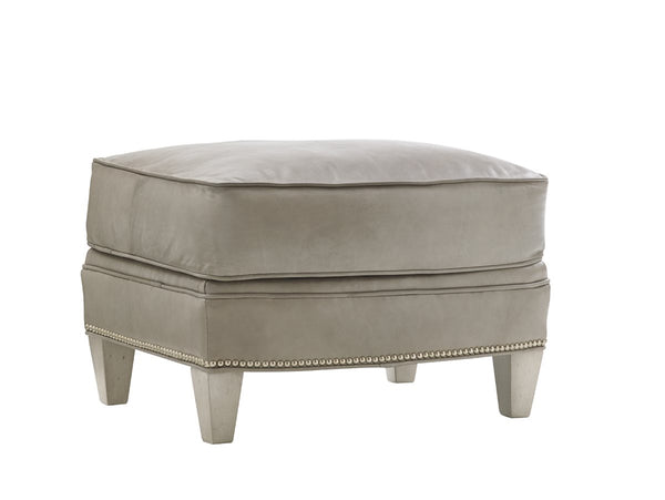 Oyster Bay by Lexington Bayville Leather Ottoman
