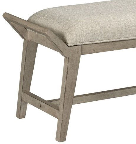 American Drew West Fork Taupe Bench