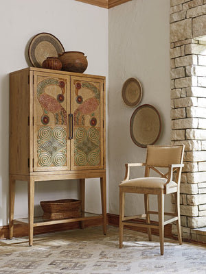 Tommy Bahama Home by Lexington Los Altos Cameroon Bar Cabinet