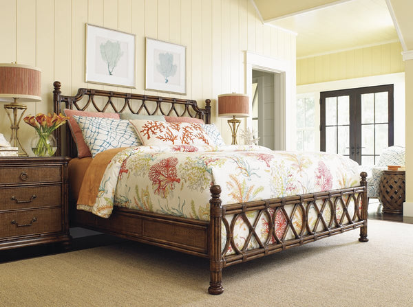 Tommy Bahama Home by Lexington Bali Hai Rattan Bed King