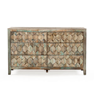 Home Trends Design Ibiza Vintage Reclaimed Teak Dresser