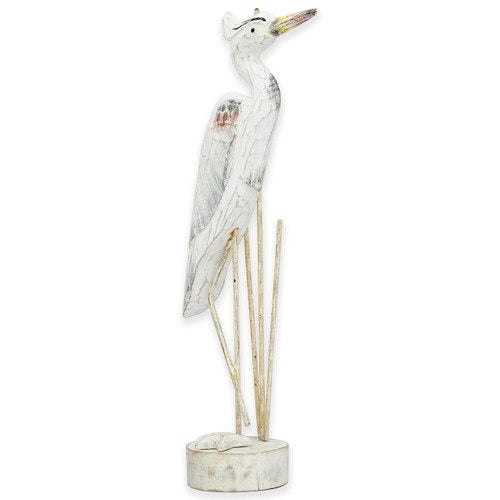 T.I. Design Antique Nautical Heron Medium Tabletop