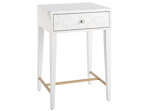 Universal Love. Joy. Bliss. Miranda Kerr Home White Lacquer Nightstand