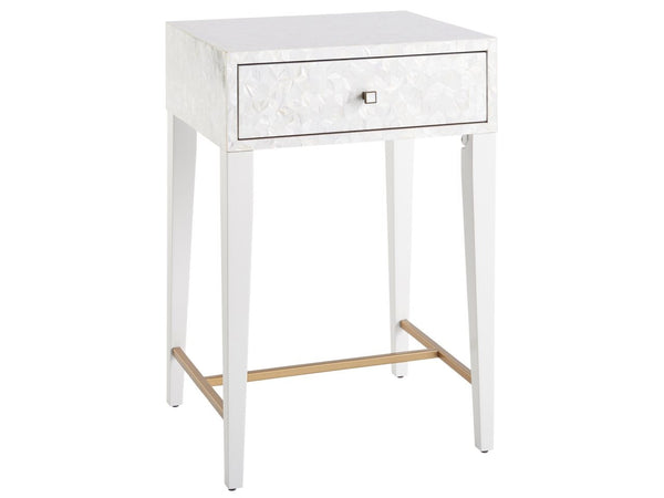 Universal Love. Joy. Bliss. Miranda Kerr Home White Lacquer Nightstand