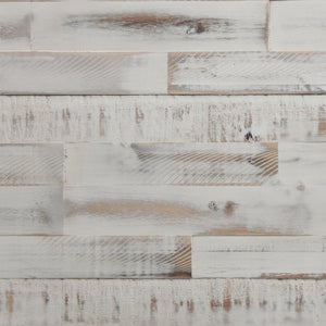 Intercon Modern Rustic Weathered White Modern Trestle Dining Table