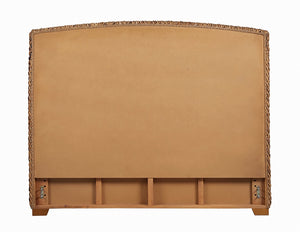 Coaster Laughton Woven Banana Leaf Queen Panel Headboard Amber