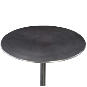 Uttermost Beacon Nickel Accent Table