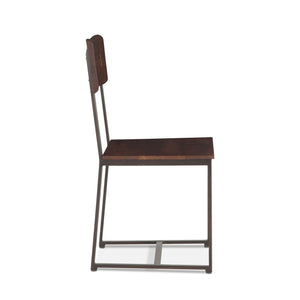 Home Trends Design Loft 18 Inch Dining Chair Walnut
