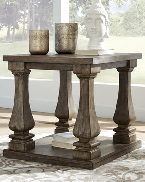 Johnelle Boho Haven End Table Gray