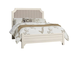 Vaughan-Bassett Bungalow Lattice Upholstered King Headboard