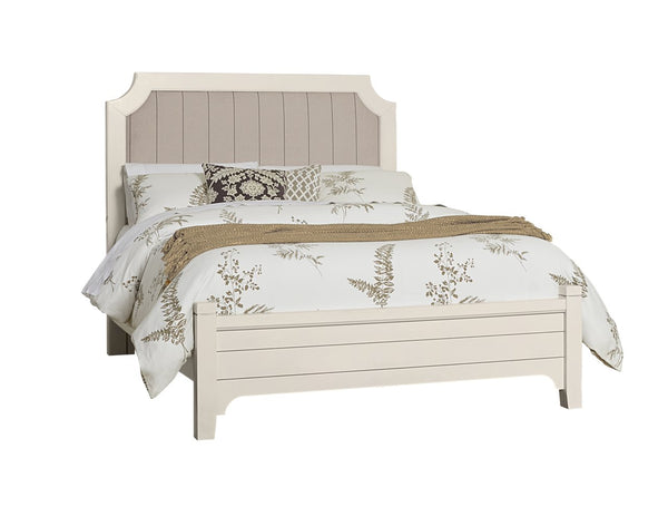 Vaughan-Bassett Bungalow Lattice Upholstered King Headboard