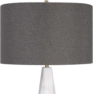 Uttermost Citadel White Marble Table Lamp